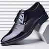 Fashion Dress Shoes Man Office Pointed Toe Spring Autumn Social Shoe for Men Clothing Elegant and Classic Leather Casual Party Gentleman