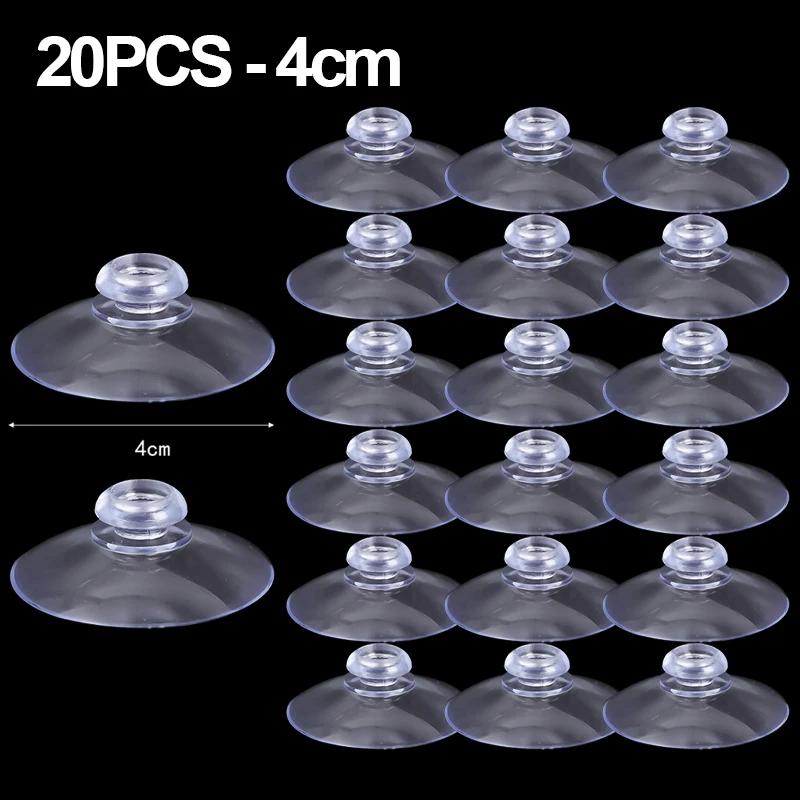 Mushroom Head Clear Suction Cups PVC Adhesive Sucker Holders Hanging Hooks Home Organizer Suction Pads Window Glass Table Decor