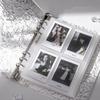 Водная рябь Прозрачный настольный фотоальбом с отрывными листами DIY Съемный декор для фотоальбома