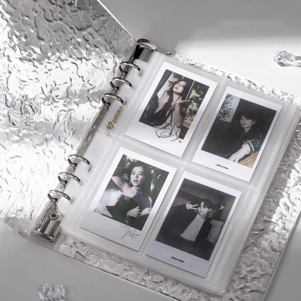 Водная рябь Прозрачный настольный фотоальбом с отрывными листами DIY Съемный декор для фотоальбома