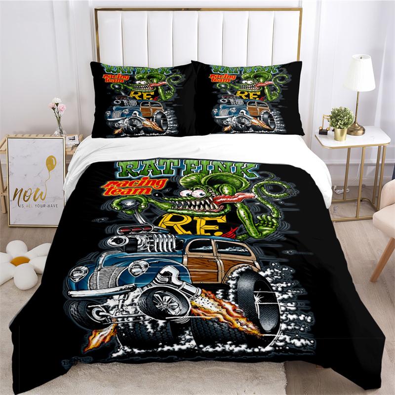 Мультяшный забавный крыса Финк постельное белье пододеяльник с наволочкой домашний текстиль Twin Full Queen King детский подарок