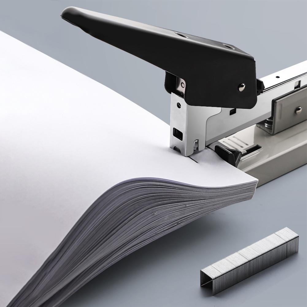 Ручной степлер на 100/200 листов, мощный степлер с экономией усилий, устройство для скрепления бумаг, портативный большой степлер для офиса, школы