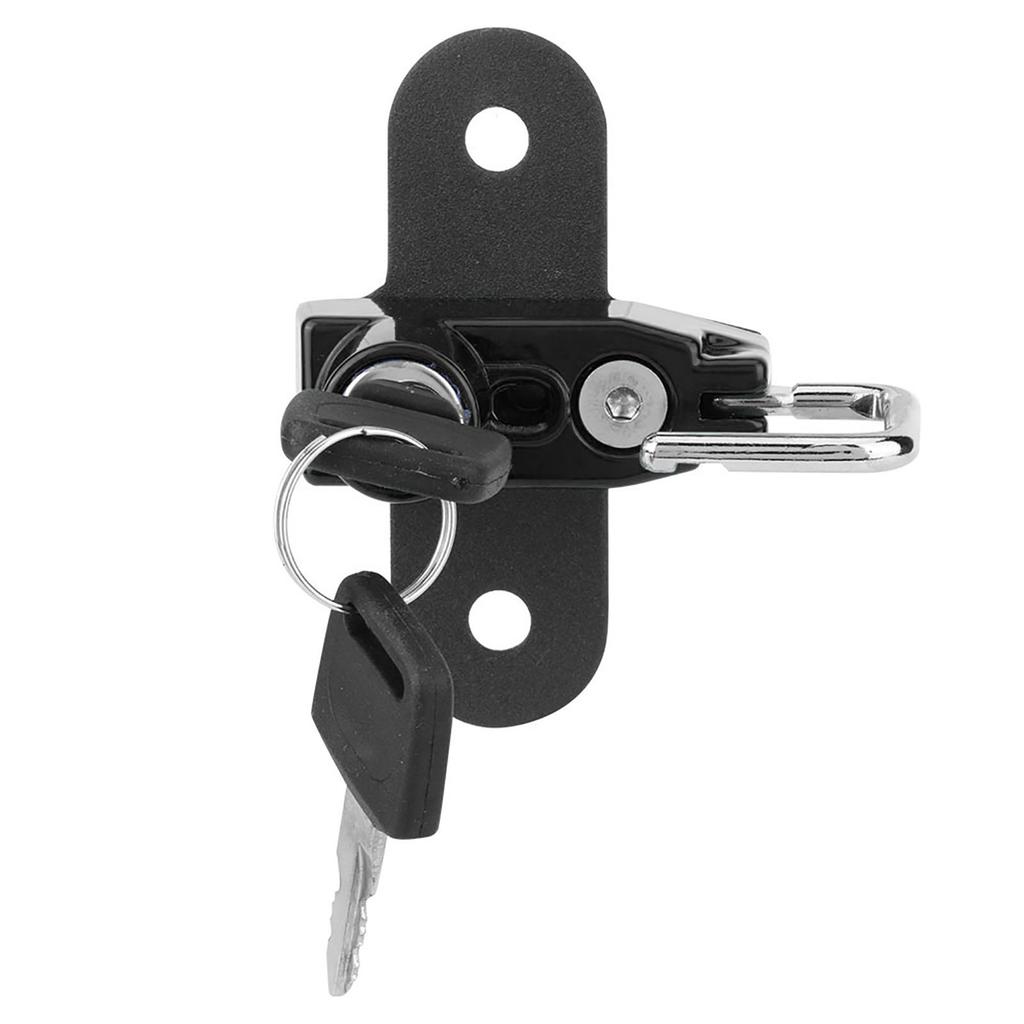 Motorcycle Modification Aluminum Alloy Helmet Lock Mount Hook Fit for Suzuki V Strom 250 2017+(Black )