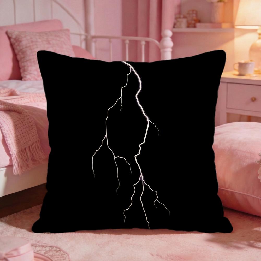 DecorLightningS Cushion Cover Premium Comfort Reversible Pillow Cove Two in One Design for Any Room Car Interior