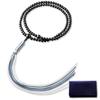 Kyoto Buddhist Altar Hayashi Prayer Beads Rinzai Zen Blue Tiger Eye Official Ceremony Bag Kyoto Prayer Beads (for Men) [Bead Set] SM-082