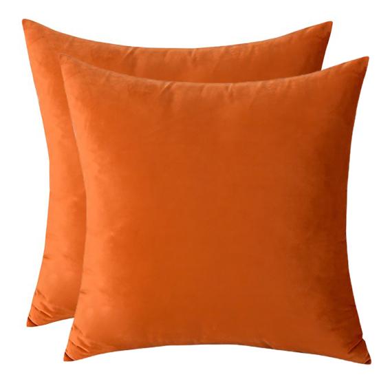 2 шт., высококачественные наволочки, против морщин, прочные, не выцветают, удобные, плюшевые, квадратные чехлы на подушки