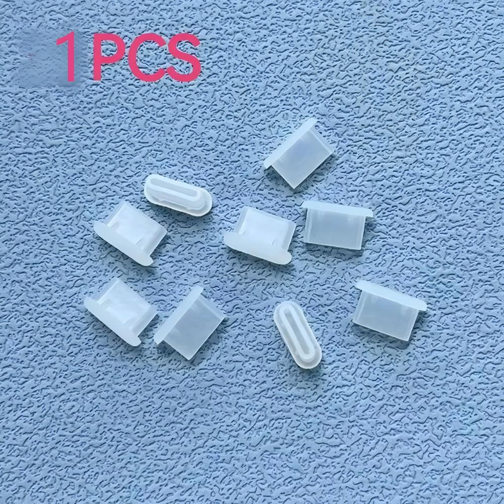 Пылезащитная заглушка Type-C Силиконовая заглушка для порта USB C Защита порта зарядки Совместима с большинством телефонов и ноутбуков с USB C Черная