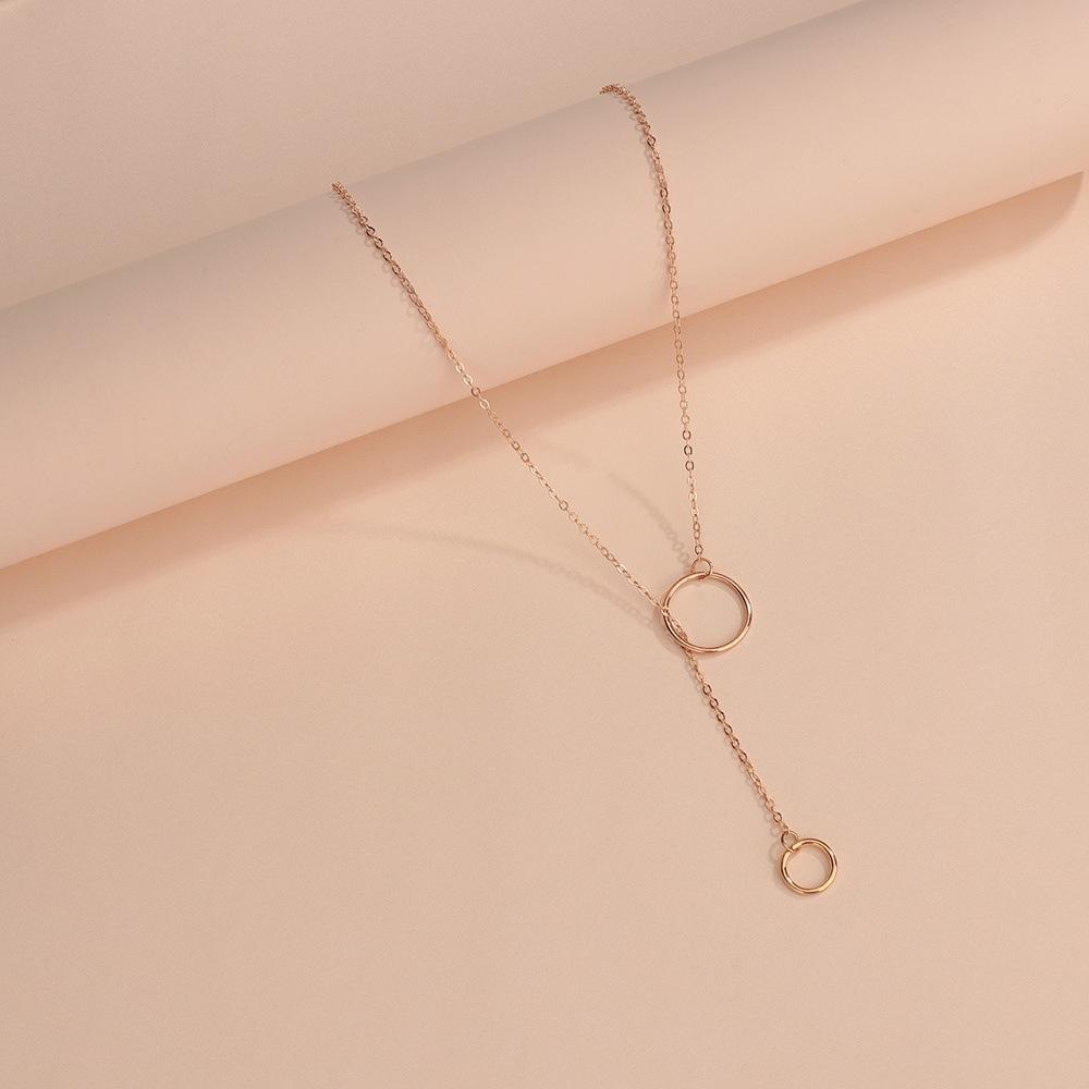 Hot-selling women's necklace, cold wind sexy metal adjustable long necklace