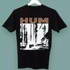 Футболка Hum band альтернативный рок Черная