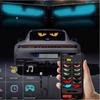 Автомобильные светодиодные знаки Огни Свет Дьявольские глазки для грузовика такси лобового стекла Светящийся светодиодный знак Огни для глаз Гибкий светодиодный экран