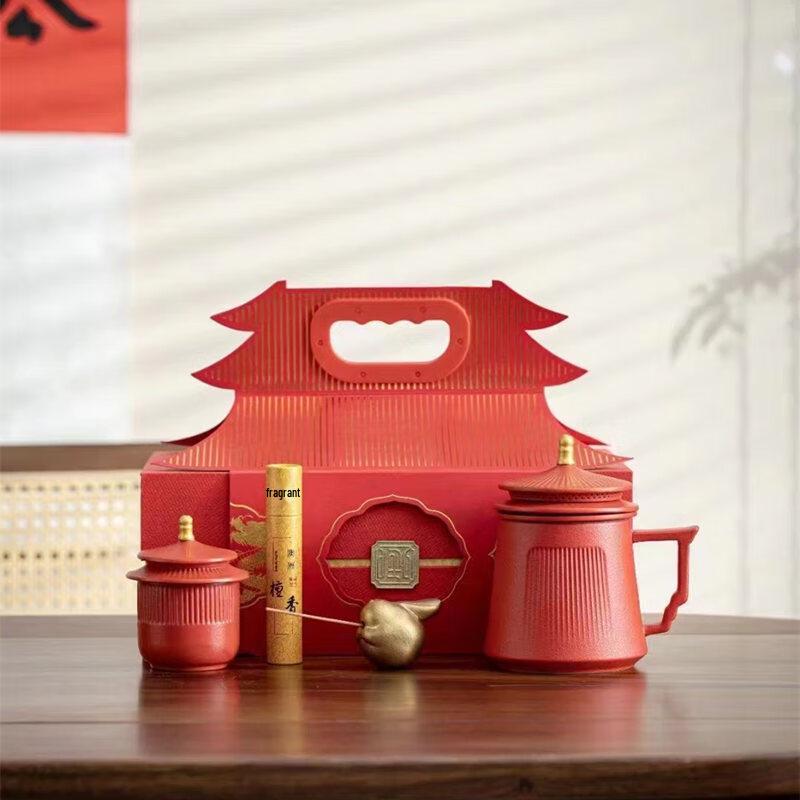 Baizi'en Palace Museum Cultural Ceramic Travel Tea Set