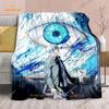Cartoon Anime Jujutsu Kaisen Throws Blanket Soft Featuring Yuji Megumi Obara and Satoru Gojo Blanket for Travel Beding Bed