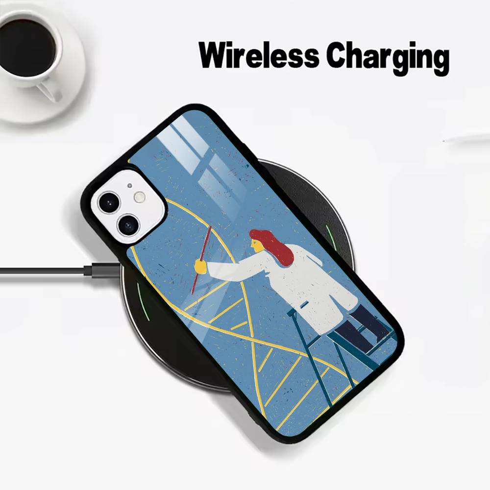 S-Наука ДНК Биология Для IPhone17 16 15 14 13 12 11 Plus Pro Max Plus Беспроводная зарядка Чехол для телефона