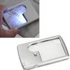 Credit Card Style 3X 6X LED Light Magnifying Glass Loupe Magnifier Pocket Size