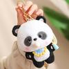 Cuddly Panda Plush Keychain Stuffed Bubble Blowing Designs Gifts Collectible