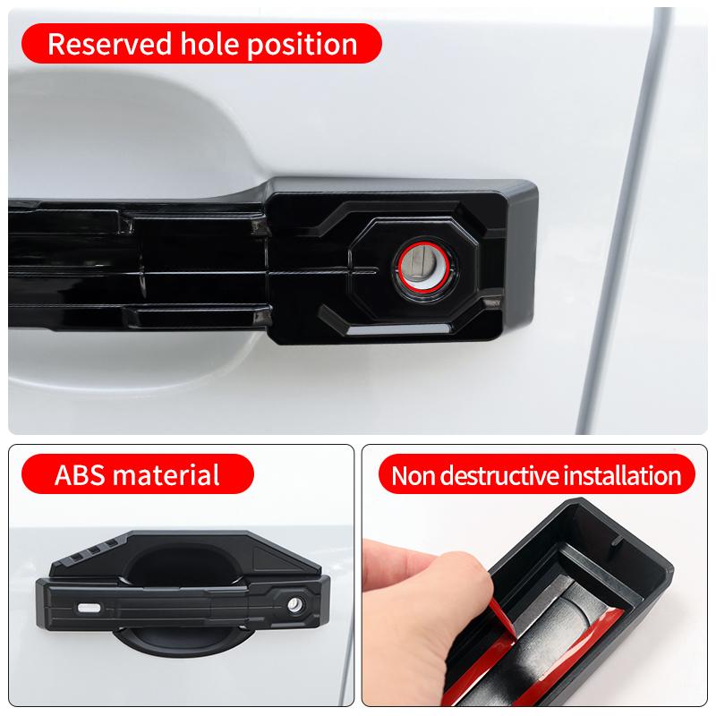 For Toyota Land Cruiser 250 2024 2025 Prado LC250 1958 First Edition FJ250 Car Door Handle Decoration Cover,Upgraded Accessories