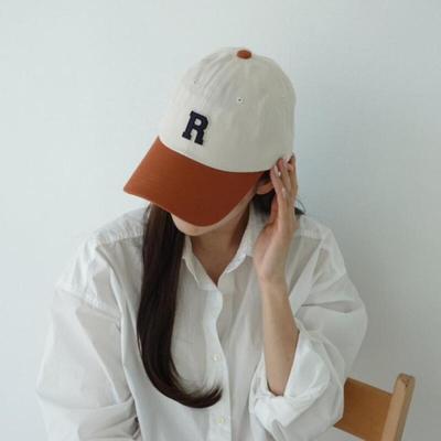 Кепка Ketrob Color Block Двухцветная Хлопковая Шляпа Женская Бейсбольная