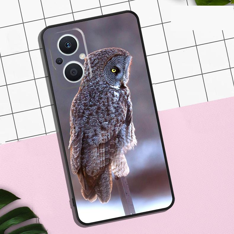 Camouflage Owl Case For OPPO Reno 13F 13 12 12F 11 11F 8T 7 8 10 Pro OPPO Find X8 Pro X6 X3 X5 Lite Cover
