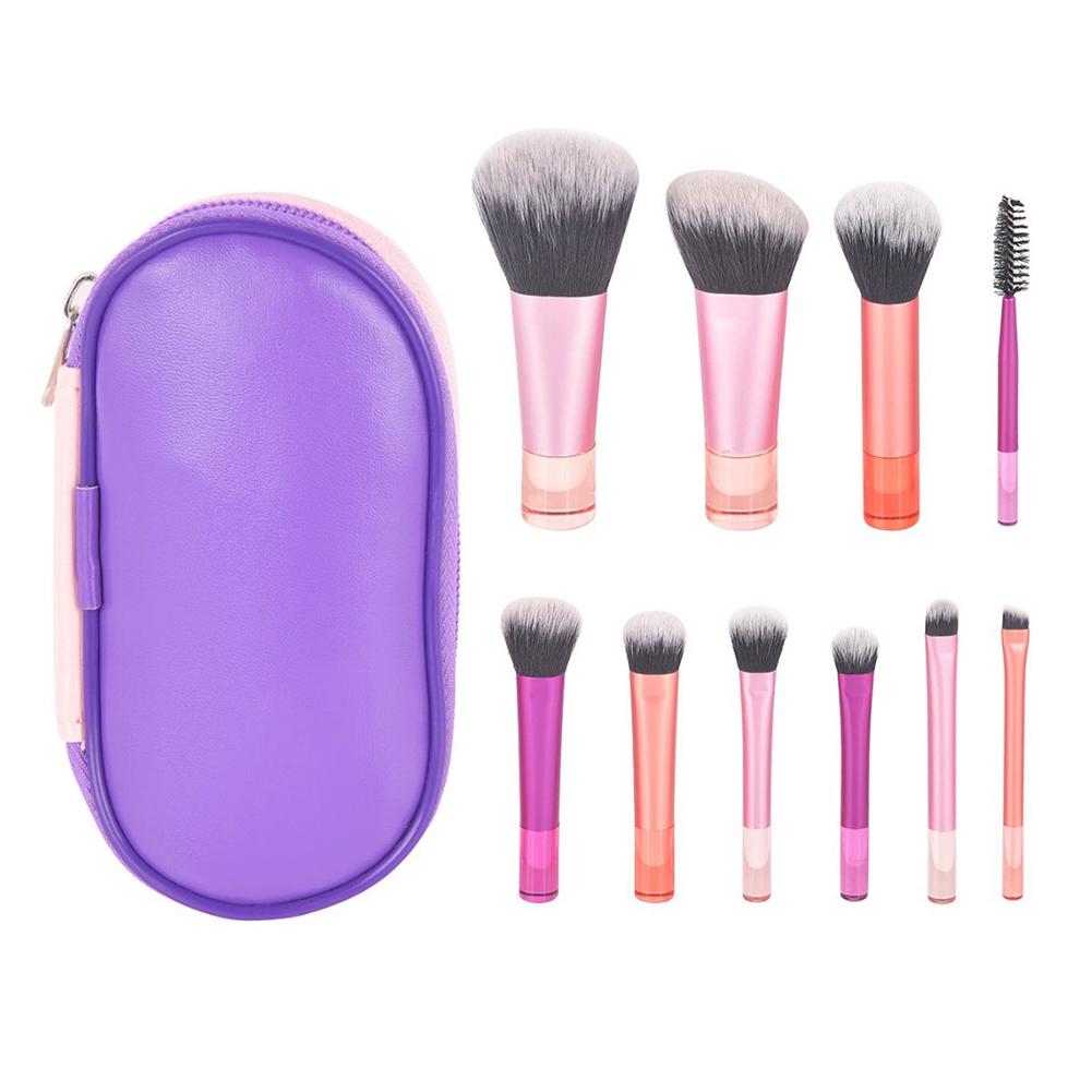 10pcs/set Makeup Brushes Soft Fluffy Eyeshadow Eyeliner Blush Brush Blending Soft Bristles Beauty Tools