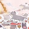 Art Supplies DIY Scrapbooking Decorative Stickers Stationery Sticker 45Pcs/Box Cat Diary