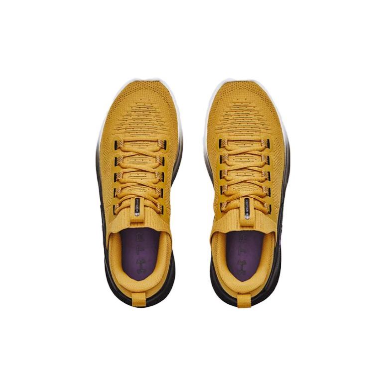 Under Armour Flow Dynamic Gilded Yellow Men Sneakers Black Retro-Purple 3026106-700