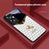Сотовый Зеленый Конь Для Oppo A79 5G 58 78 74 60 4G Reno 11F Realme GT 6 11 Note 50 10 C55 X2 Закаленное Стекло Черный Чехол для Телефона