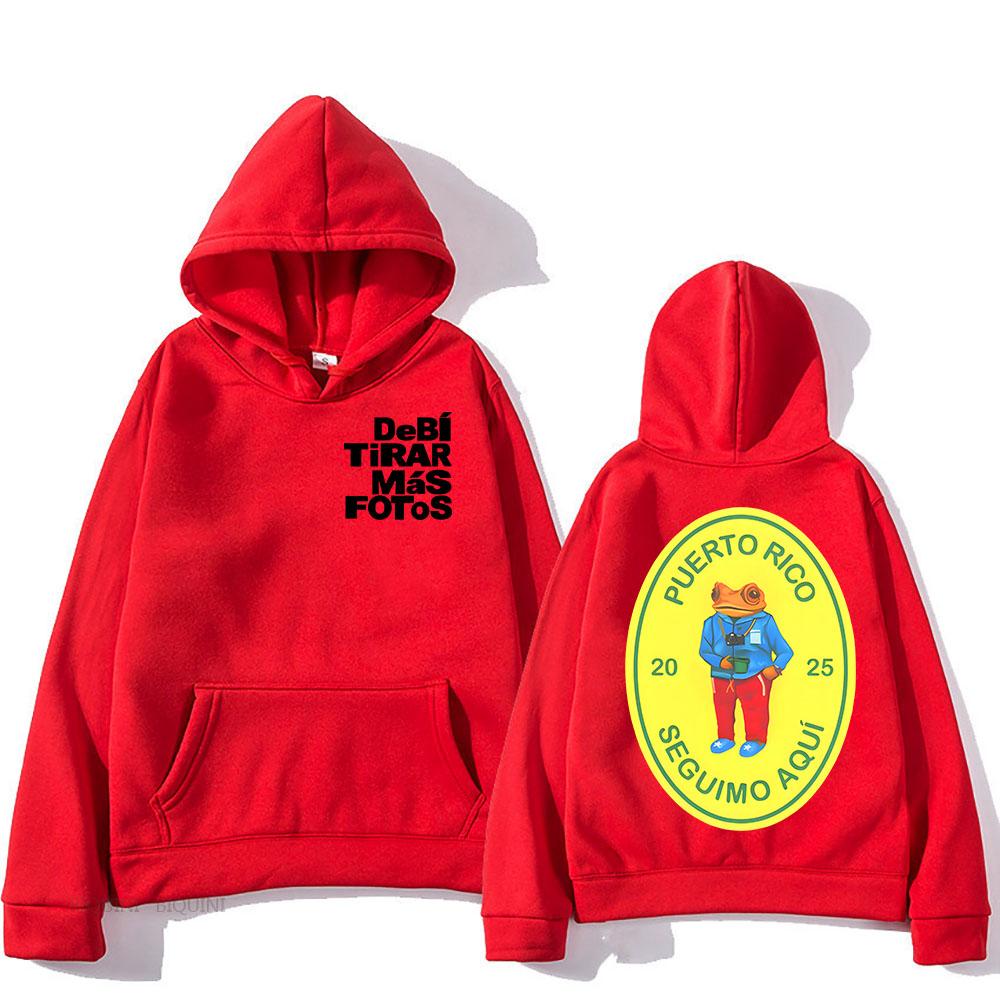 Debí Tirar Más Fotos Album 2025 Hoodies Bad Bunny DTMF Printing Sweatshirts for Men/Women Уличная одежда унисекс с длинным рукавом