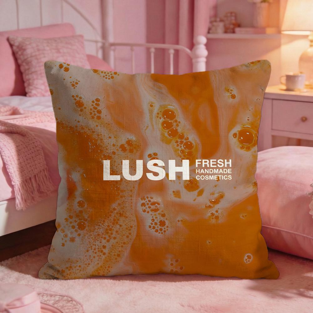 Логотип бренда LLush Чехол для подушки-кушона Премиальный комфорт Двусторонний чехол для подушки Дизайн «Два в одном» Для любой комнаты Салон автомобиля