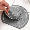 Silicone Floor Drain Mat Anti Odor Kitchen Sink Seal Mat  for Bathroom Hair Collection