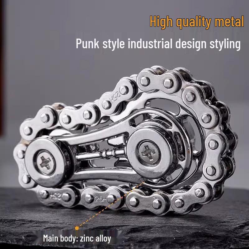 Металлическая цепь-спиннер - Механическая игрушка для снятия стресса