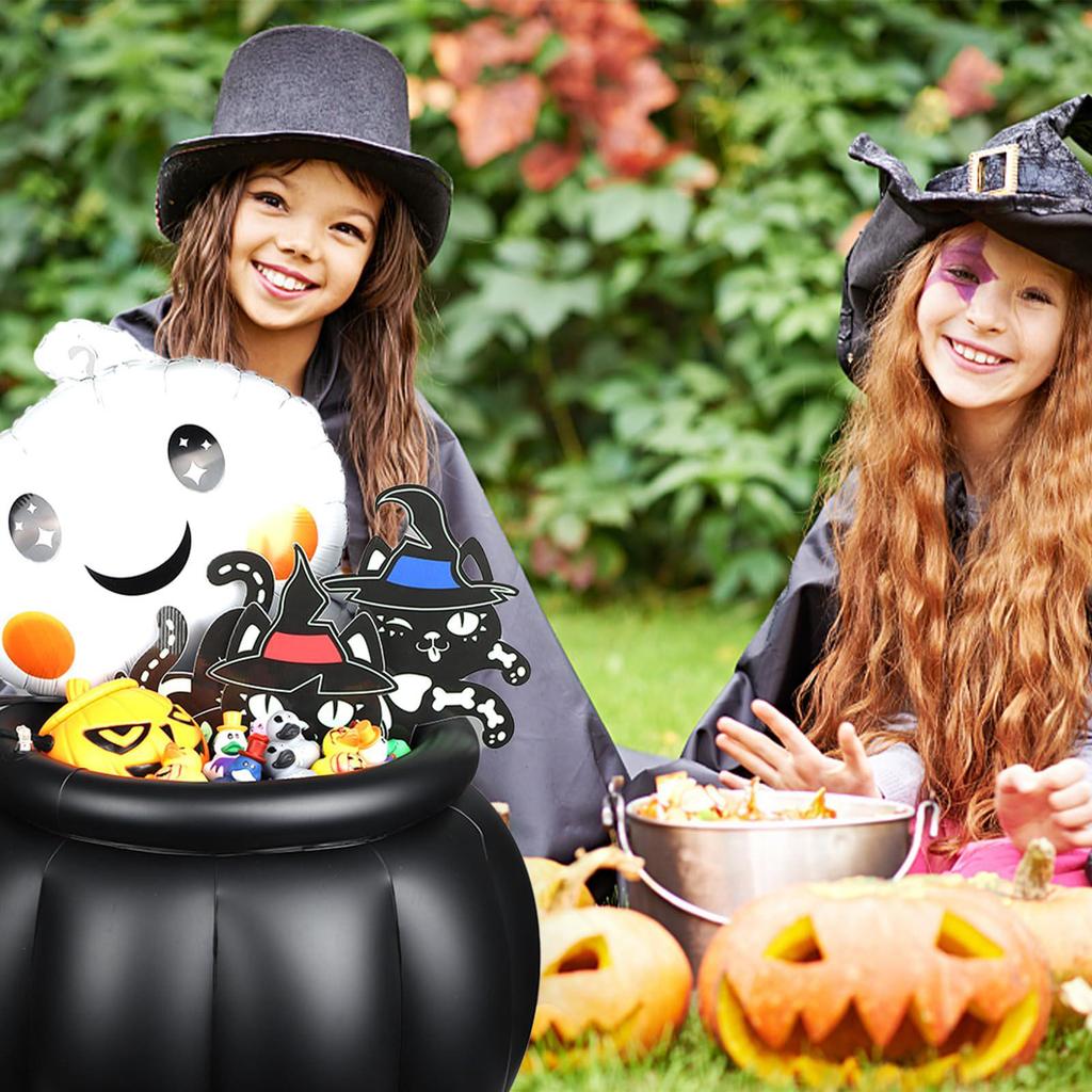 In-Stock Halloween Witch Cauldron Inflatable Ice Bucket for Party Decor
