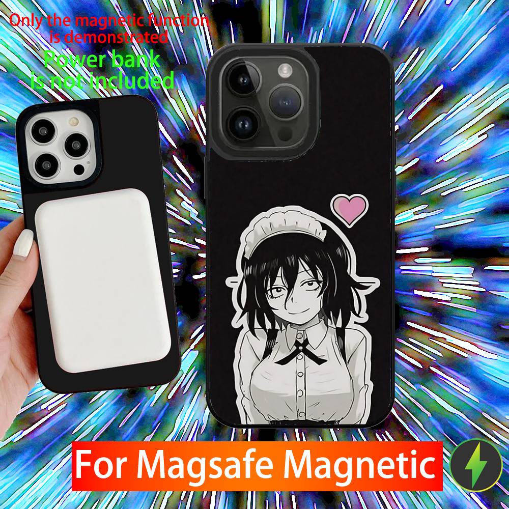 Аниме Акира Асаи ХЛОПОК Чехол для телефона Для iPhone 16,15,14,13,12,11,Pro,Max,Plus,Mini,SE Новый Магнитный беспроводной заряд Magsafe