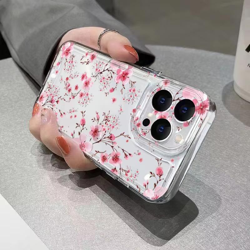 Для Xiaomi Mi 17 Pro 15 14 13 12 11 Lite 5G Mi 15 T Pro 14T 13T 12T Чехол для телефона с рисунком цветущей сакуры Прозрачный бампер