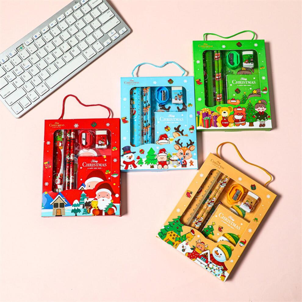 Christmas handheld stationery set 6 pieces