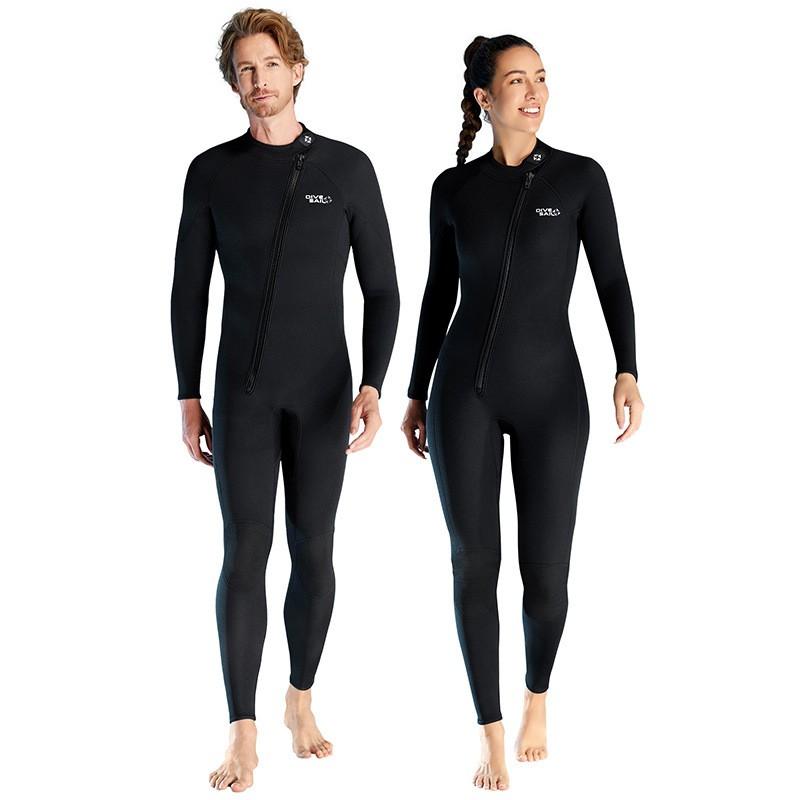 3mm Neoprene Fullsuit Wetsuit Men Women Warm Water Sports Gear Diving Snorkeling Surfing Winter Swimming
