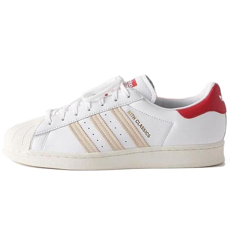 Superstar Kith x Superstar Adidas Originals 'Программа Классика - Белый Красный' GY2543