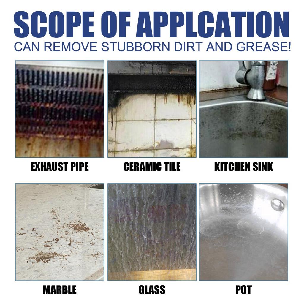 Multi-Purpose Cleaner for Kitchen: Deep Cleaning Oil Stains and Removing Rust - Ceramic Coating Spray
