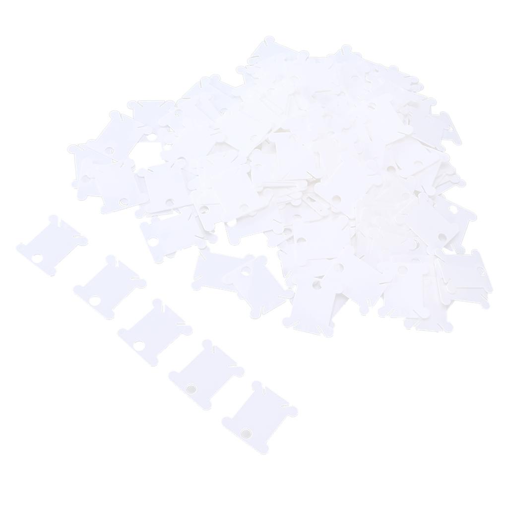 300Pcs Plastic Floss Bobbin Sorting Storage Function Anti Rust Beautiful Practical DIY Sewing Thread Storage for Sewing