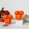 Halloween Pumpkin Lanterns/ Three Pumpkin Head Candle Lights Desktop Site/ Layout Pumpkin Decoration Night Light