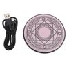 Magic Array Wireless Charger 20W Fast Wireless Charger Pad with Breathing Light Effect Sakura Pink