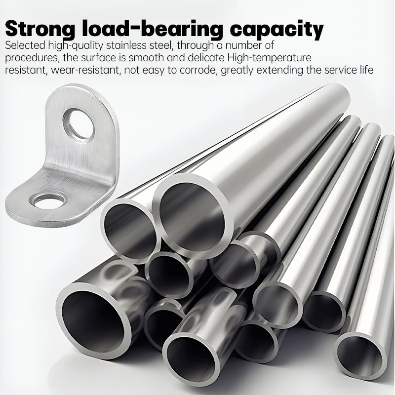 L-образные кронштейны из нержавеющей стали - 40 шт. маленькие прямоугольные с 80 шт. винтов угловые скобы для полок, деревянной мебели, стула, ящика