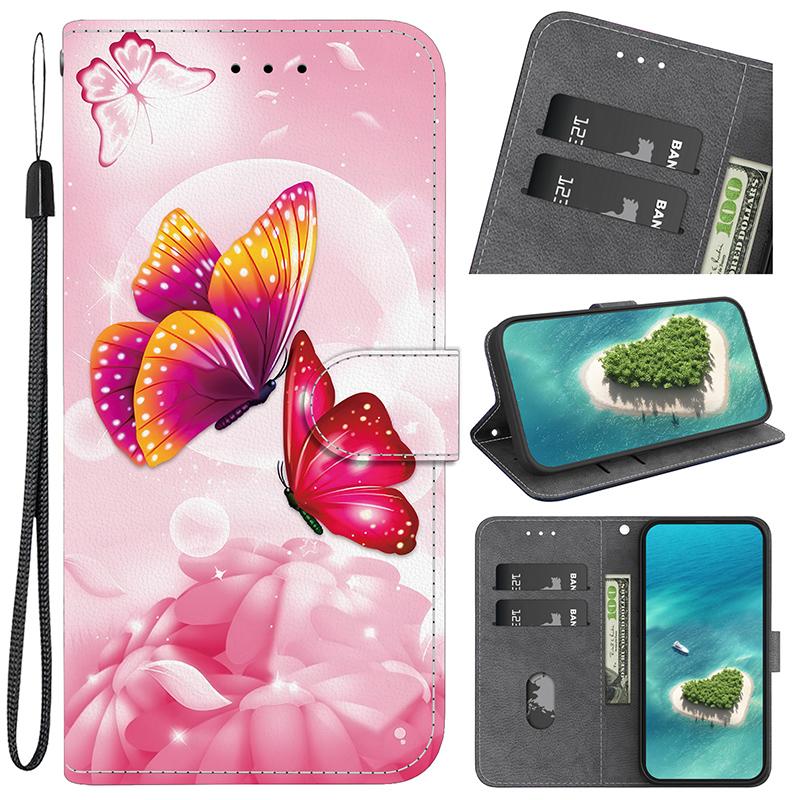 Чехол-книжка с подставкой для Honor Play 60 Plus 9T 5G 200 Smart 200 400 Lite 200 Pro 5G, чехол-кошелек с рисунком
