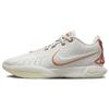 LeBron 21 Akoya Men Sneakers Cream Light-Bone Campfire-Orange FV2345-001