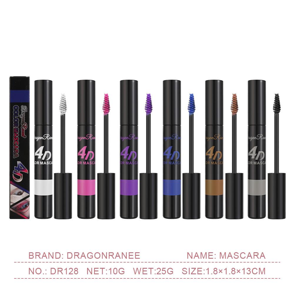 5D Colorful Volume Mascara Lasting Styling Blue Purple Curling Lengthen Waterproof Quick Dry Eye Makeup Eyelash Silk Extension