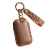 Retro Leather Key Cover for Toyota Prado and Camry