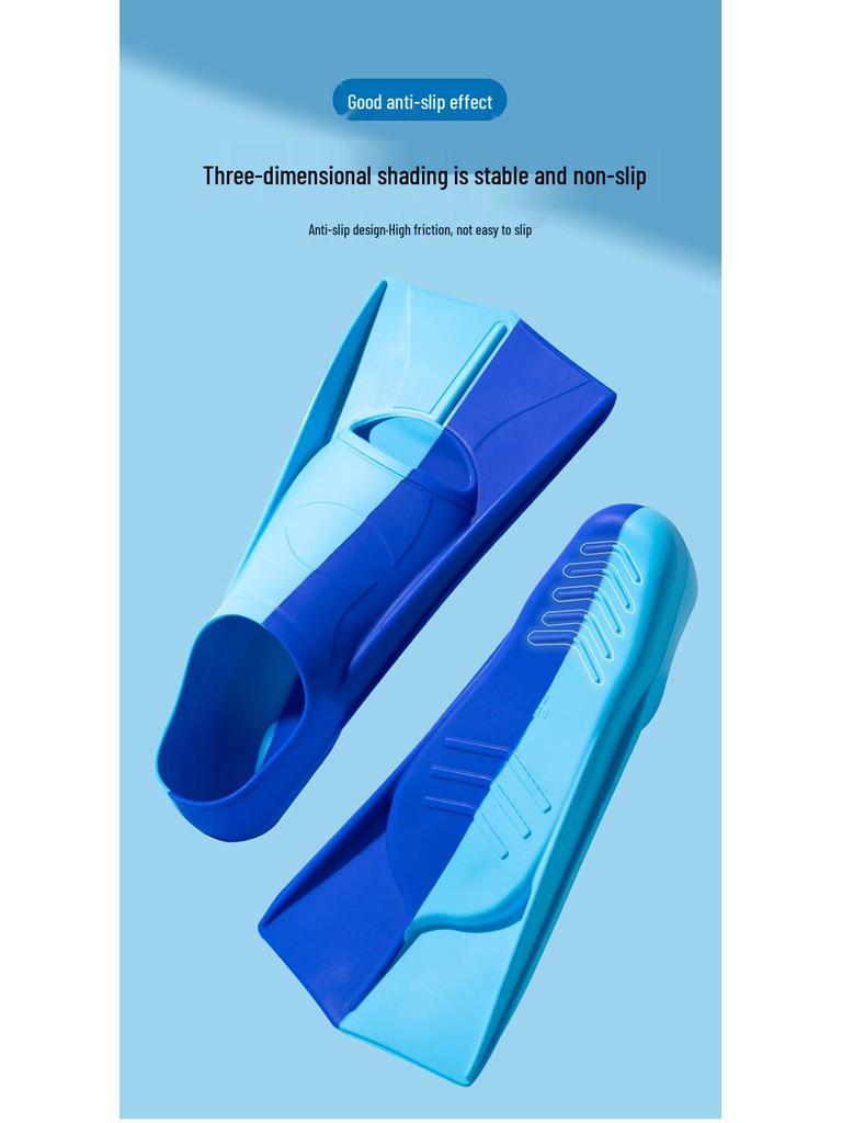 Professional Silicone Swimming Fins for Children and Adults - Diving Frog Shoes and Training Equipment