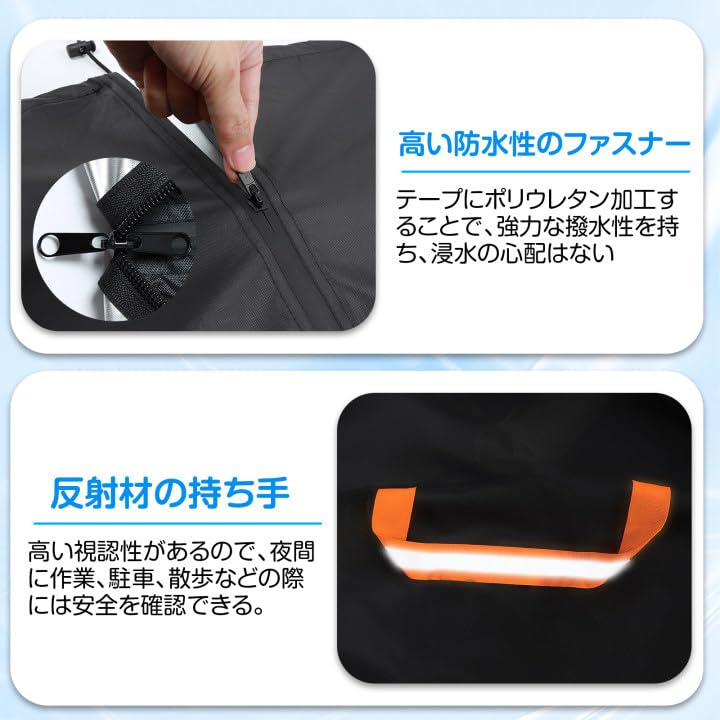 Чехол для шин SUPTEMPO, Уличный, Водонепроницаемый, Толстый, Двусторонний, 420D, Новейшая модель 2024 года, Хранение шин, 4