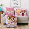Наволочки Мультяшные Аниме Cardcaptor Sakura Декоративные для Дивана Дома Двусторонние Короткий Плюш Милые Наволочки для Подушек
