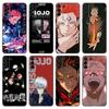 Jujutsu Kaisen Anime Phone Case For Samsung Galaxy S20 S21 FE S22 Ultra S10 Lite S10E S9 S8 Plus S7 Edge Soft TPU Black Cover