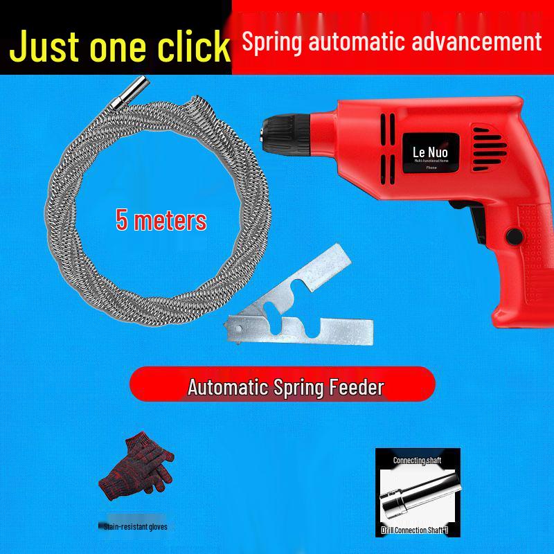 Electric Sewer Dredging Machine for Household Toilets & Bathroom Pipes
